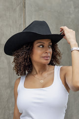 Levii Cowboy Hat - Black