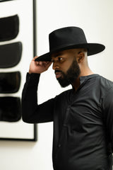 Toni Fedora Hat - Black