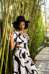 Toni Fedora Hat - Black