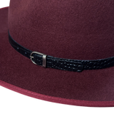 Crocodile Print Hat Band