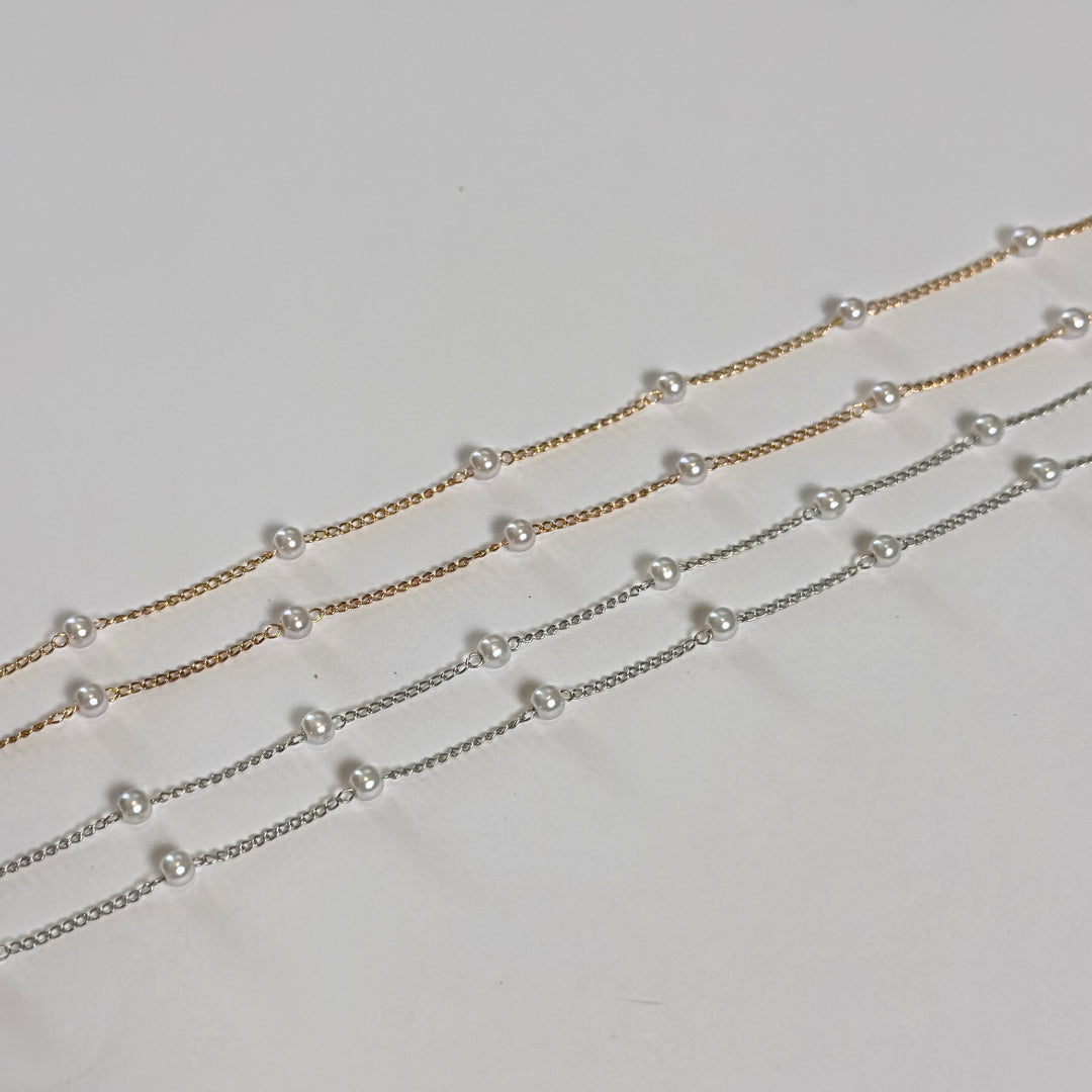 Pearl Chain Hat Band